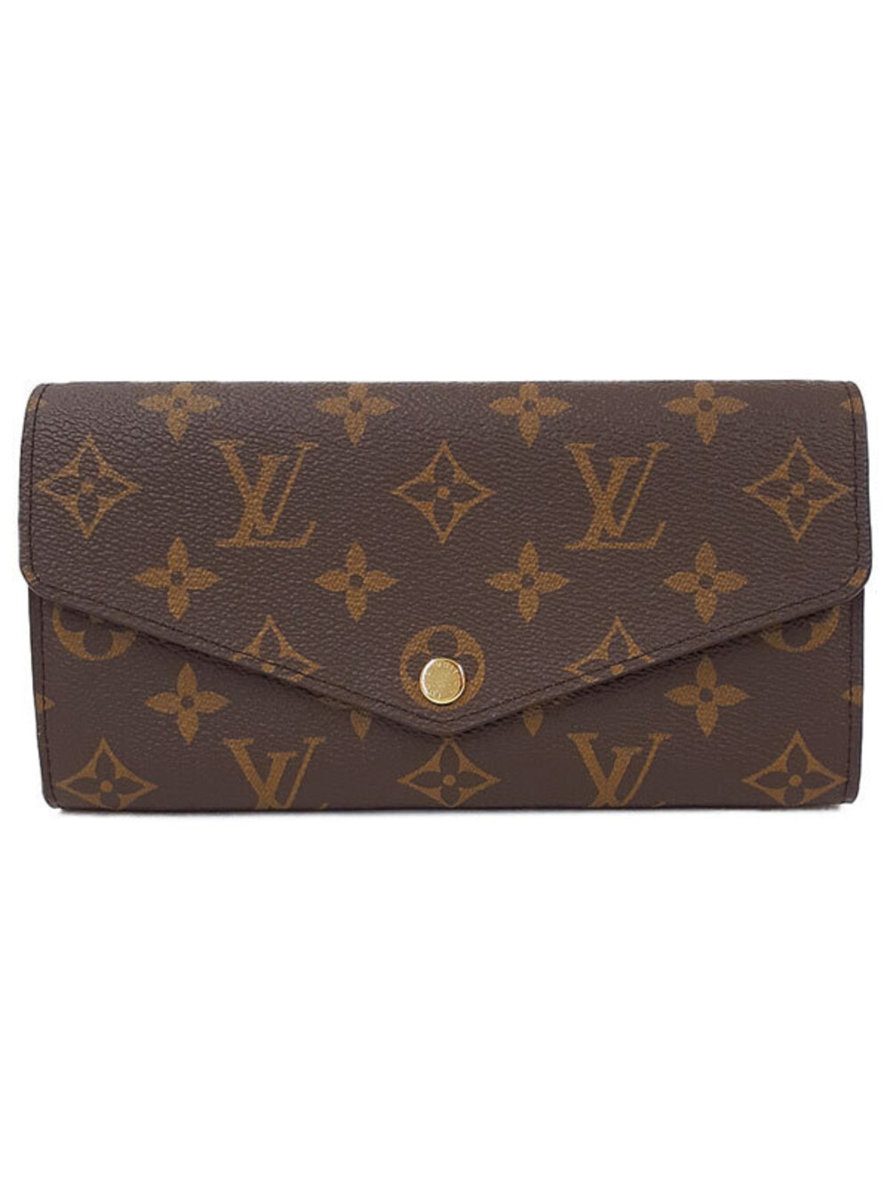 Louis Vuitton Monogram Portefeuille Sarah Bi fold Long Wallet